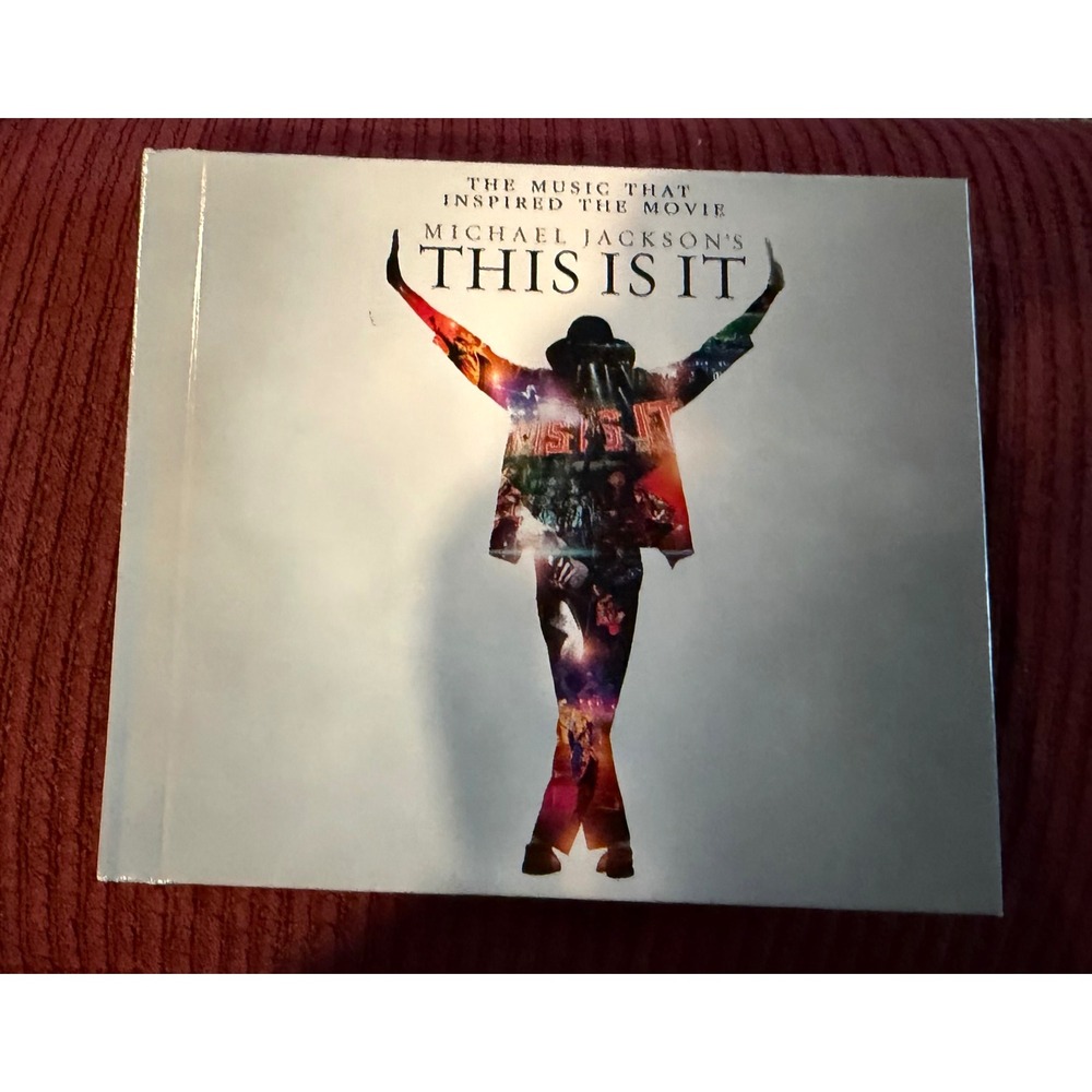 Michael Jackson This Is It 2 CD Set Hardcover Book 2009 Epic Sony Soundtrack